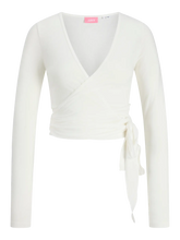 JJXX DONNA JXLUNA T-SHIRT BIANCA MANICHE LUNGHE DI COTONE  SS26