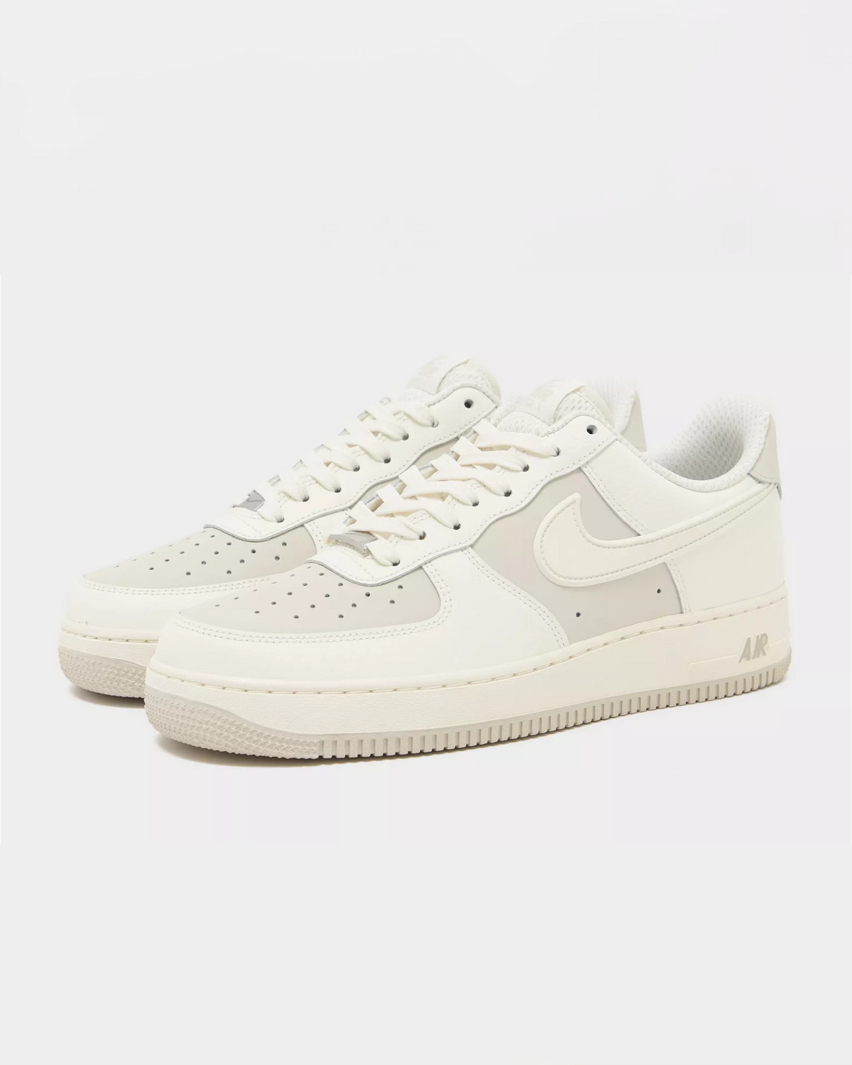 NIKE Air Force 1 In Pelle Panna/Beige