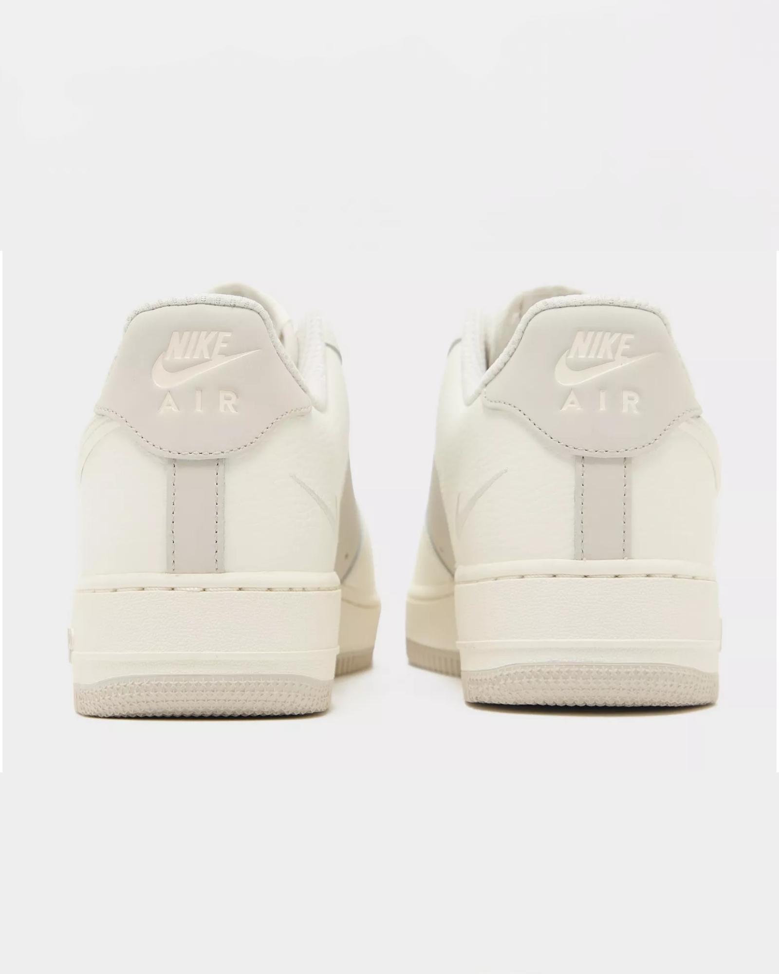 NIKE Air Force 1 In Pelle Panna/Beige