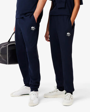 LACOSTE Tuta In Cotone Paris Logo Dietro Con Cappuccio Blu