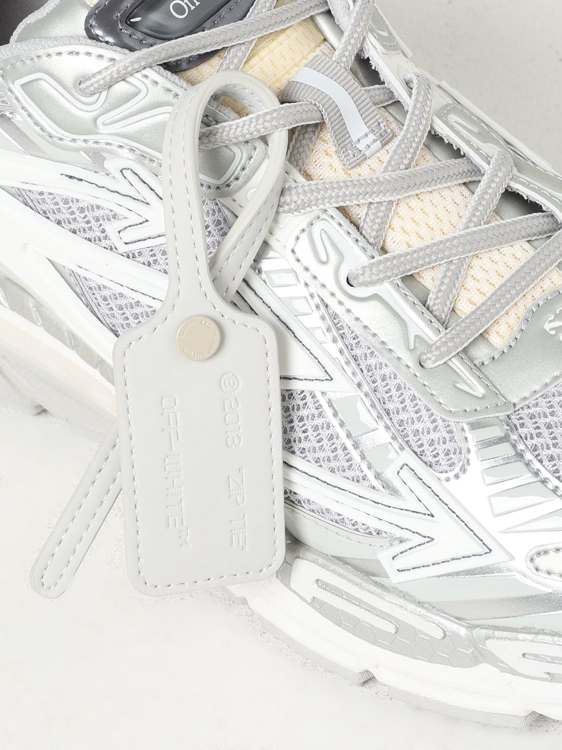 OFF-WHITE Be Right Back Mesh Grigia