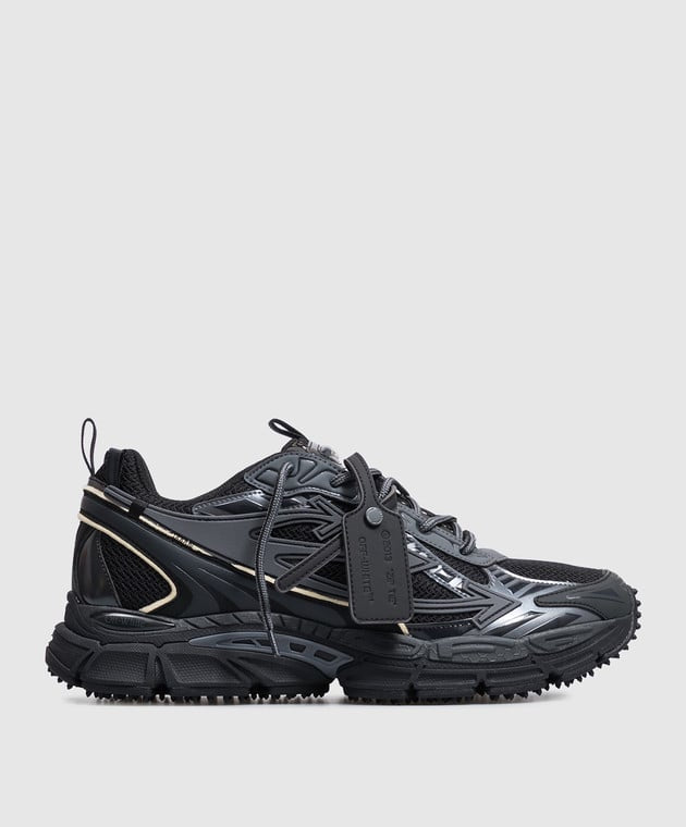 OFF-WHITE Be Right Back Mesh Tutta Nera