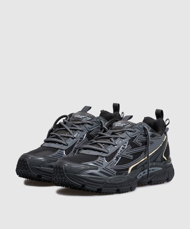 OFF-WHITE Be Right Back Mesh Tutta Nera
