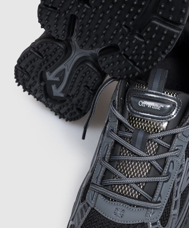OFF-WHITE Be Right Back Mesh Tutta Nera