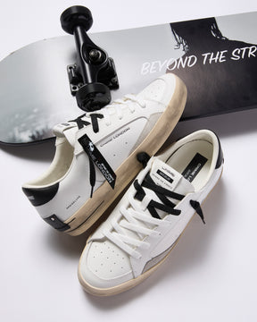 CRIME LONDON Sk8 Deluxe Bianca/Nera
