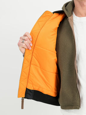 ALPHA INDUSTRIES Jacket Bomber Slim Senza Cappuccio Nero