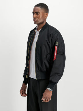 ALPHA INDUSTRIES Jacket Bomber Heritage Senza Cappuccio Reversibile Nero