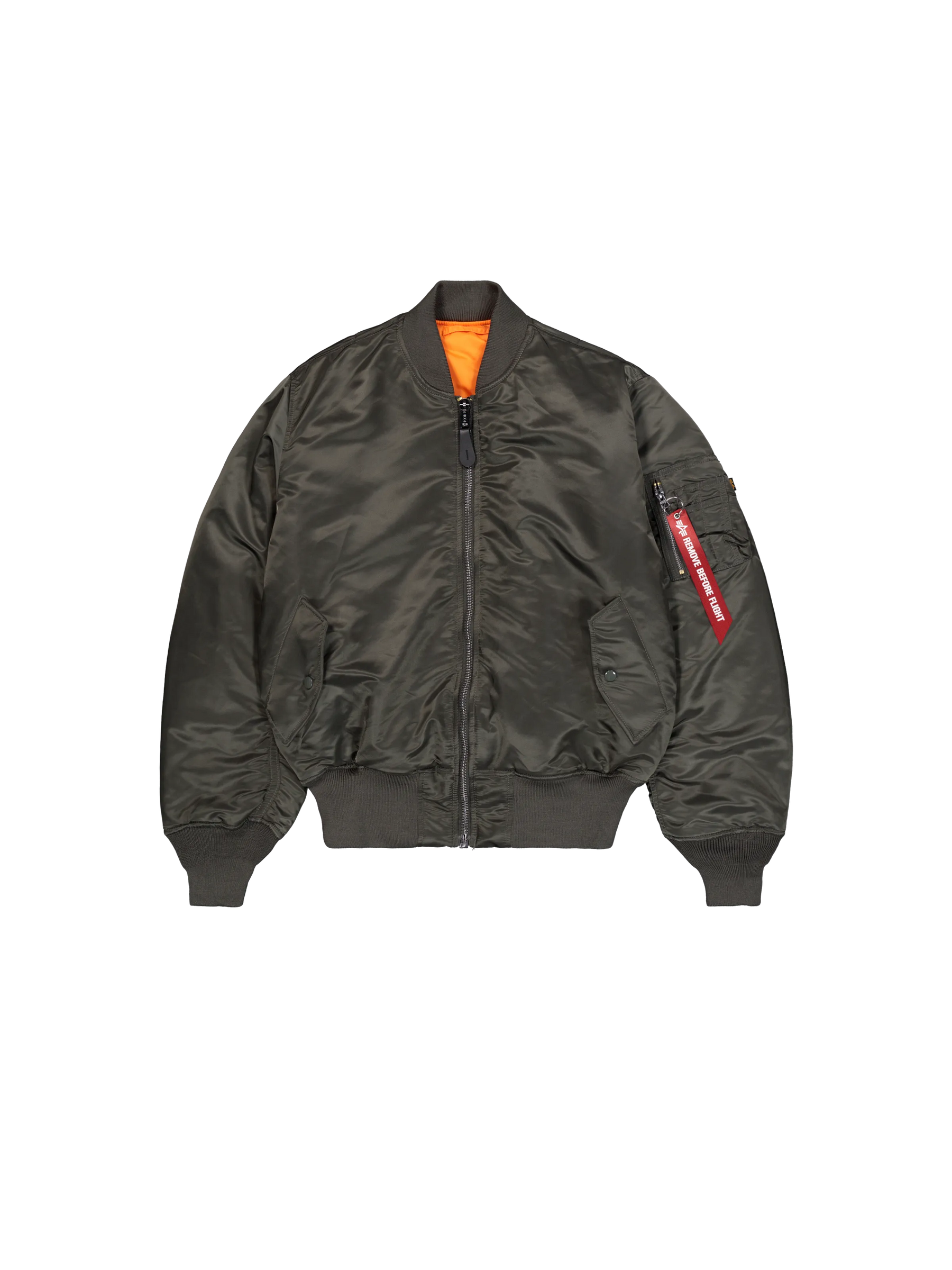 ALPHA INDUSTRIES Jacket Bomber Heritage grigio Senza Cappuccio Reversibile double face