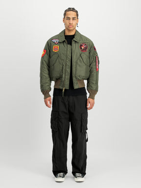 ALPHA INDUSTRIES Jacket Bomber Devils Brigade Senza Cappuccio Verde