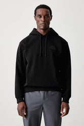 LACOSTE Felpa Con Cappuccio Con Logo Retro Nero