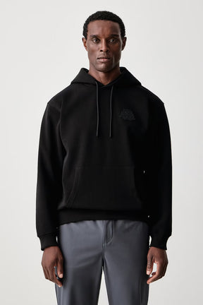 LACOSTE Felpa Con Cappuccio Con Logo Retro Nero