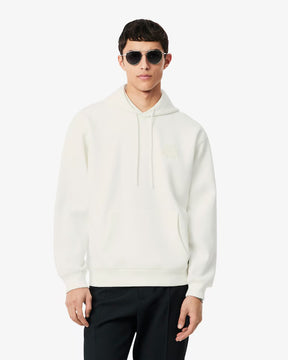 LACOSTE Felpa Con Cappuccio Con Logo Retro Bianco