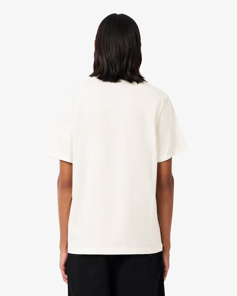 LACOSTE T-Shirt Classic Fit Bianco