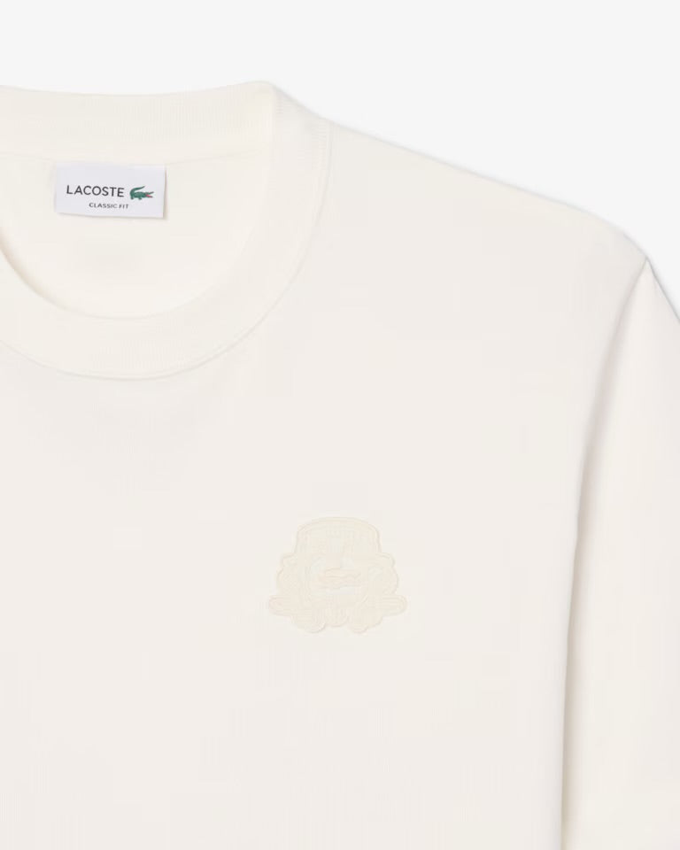 LACOSTE T-Shirt Classic Fit Bianco