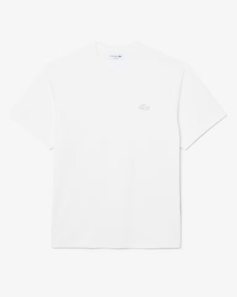 LACOSTE T-Shirt Classic Fit Bianco
