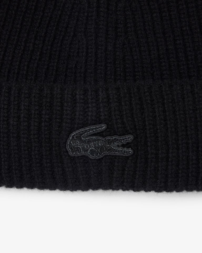 LACOSTE Berretto In Lana Nero