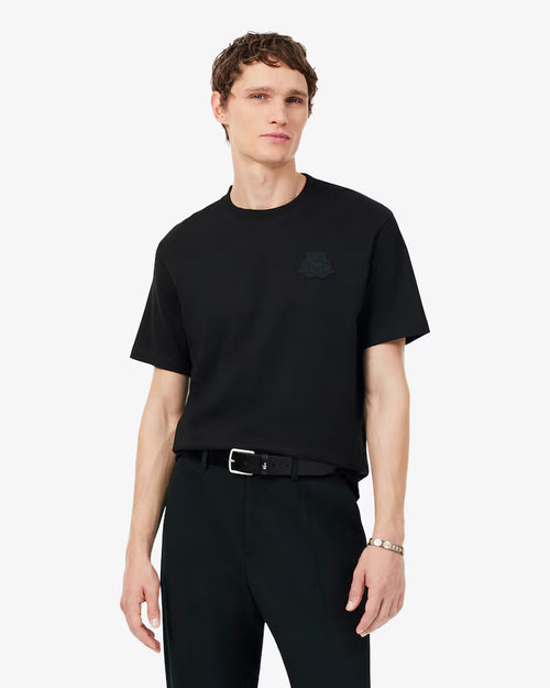 LACOSTE T-Shirt Classic Fit Nero