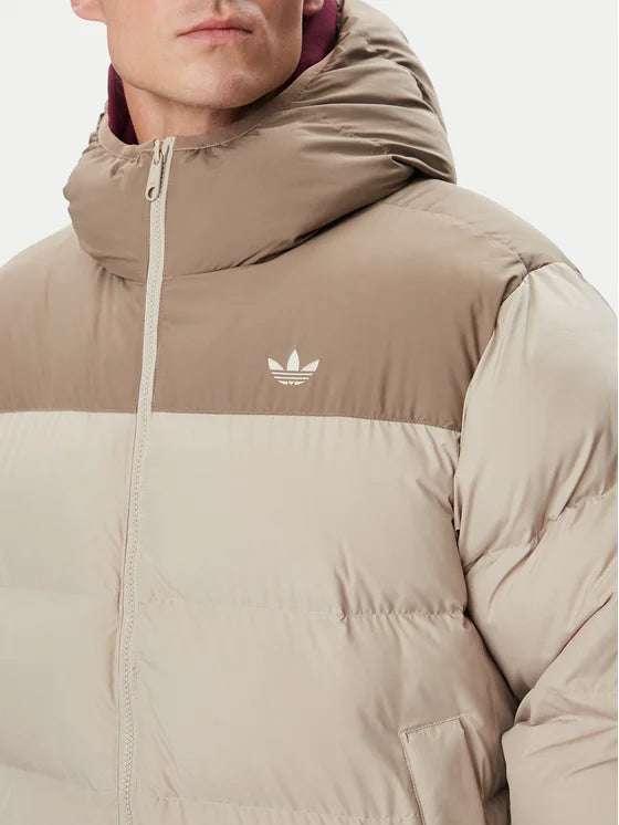 ADIDAS Giubbotto Regen Con Cappuccio Beige