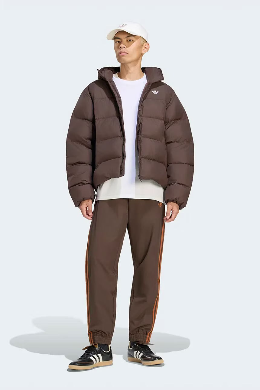 ADIDAS Giubbotto Regen Con Cappuccio Marrone