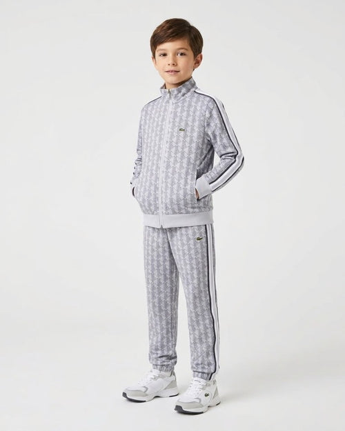 LACOSTE Tuta Completa Monogram Bambino/a Grigio