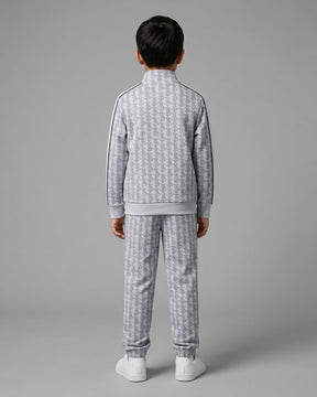 LACOSTE Tuta Completa Monogram Bambino/a Grigio