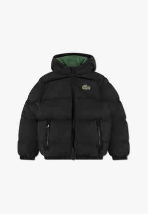 LACOSTE Giubbotto Con Cappuccio Bambino Nero