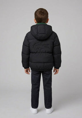 LACOSTE Giubbotto Con Cappuccio Bambino Nero