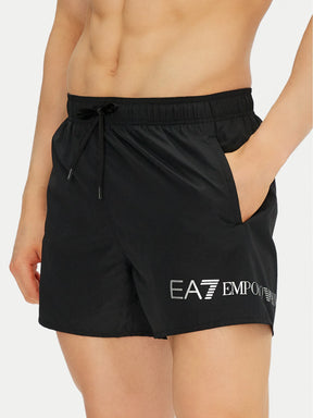 ARMANI Costume Uomo Con Logo Nero