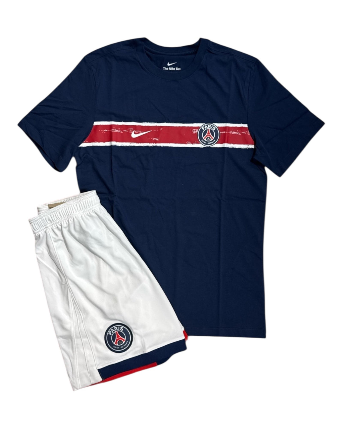 NIKE Completino X PSG Con Banda Centrale e Logo Del Club Blu/Rosso/Bianco
