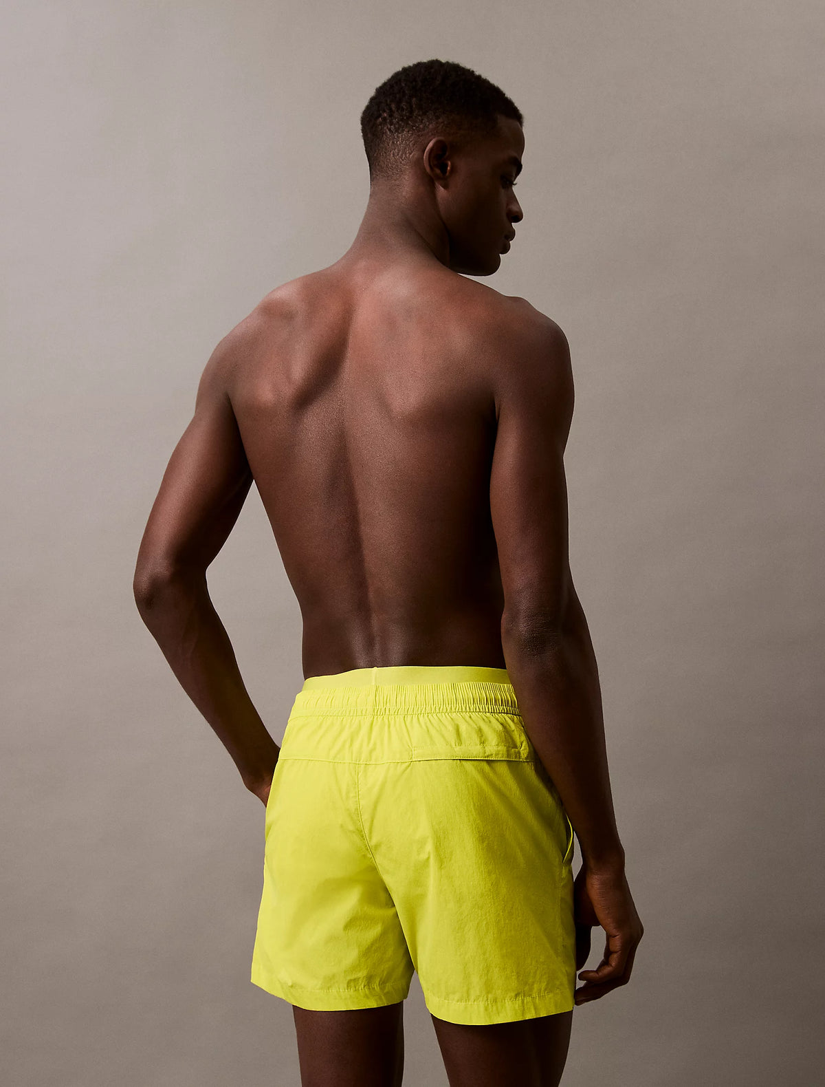 CALVIN KLEIN Costume Uomo Con Fascia Logata Lime