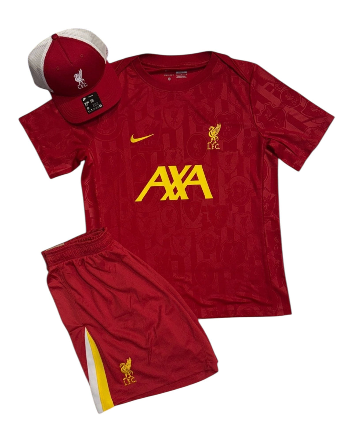 NIKE Completino X Liverpool FC Con  Logo Del Club Rosso/Giallo