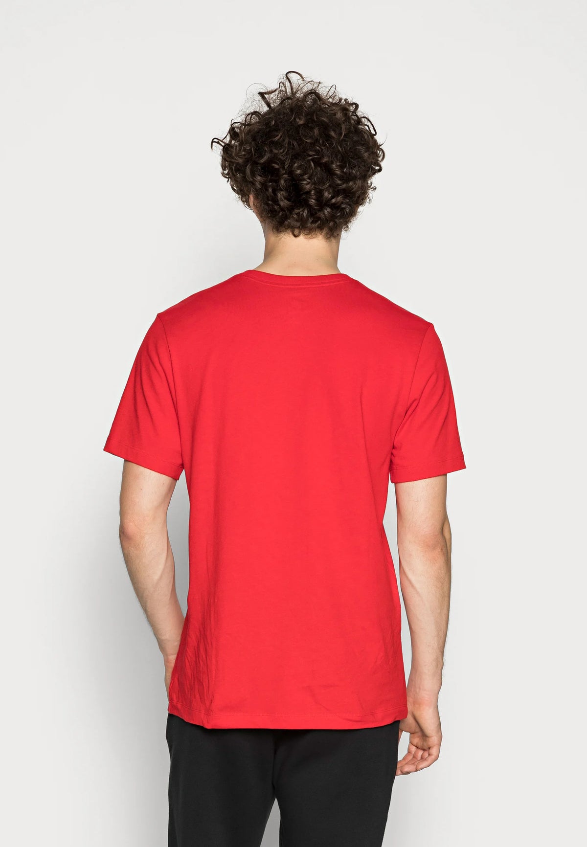 NIKE T-shirt Basic Mini Logo In Cotone Rossa