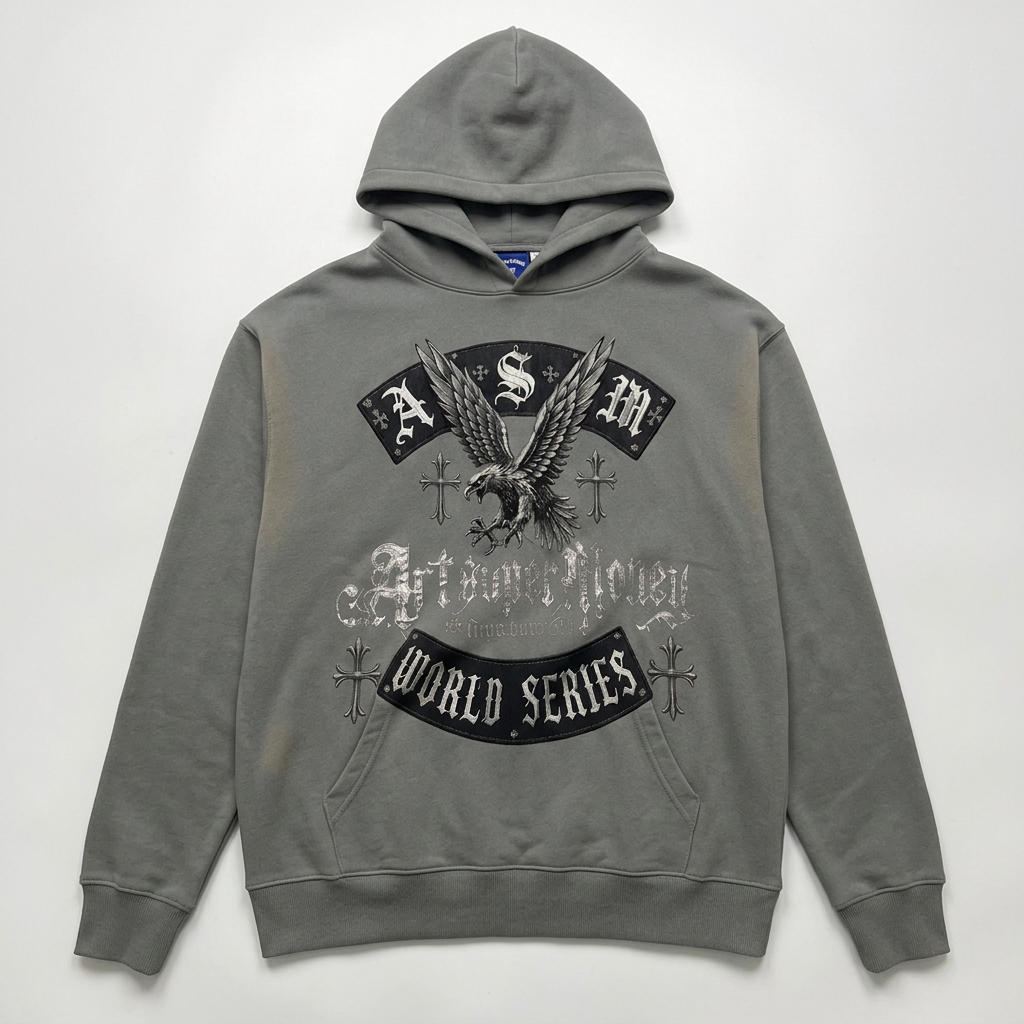 ART SUPER MONEY Felpa CHROMEBIRD Con Cappuccio Iron