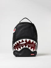 SPRAYGROUND Zaino In Pelle Con Logo In Rilievo Interno Trasparente Nero e Bianco