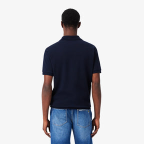 LACOSTE Polo Classica in Piqué di Cotone Blu Navy
