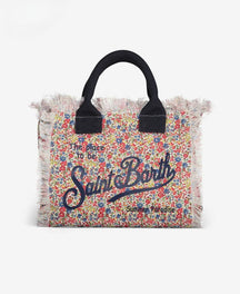 SAINT BARTH Borsa a Mano Colette Liberty Emma&Georgina Floreal Edition Multicolor