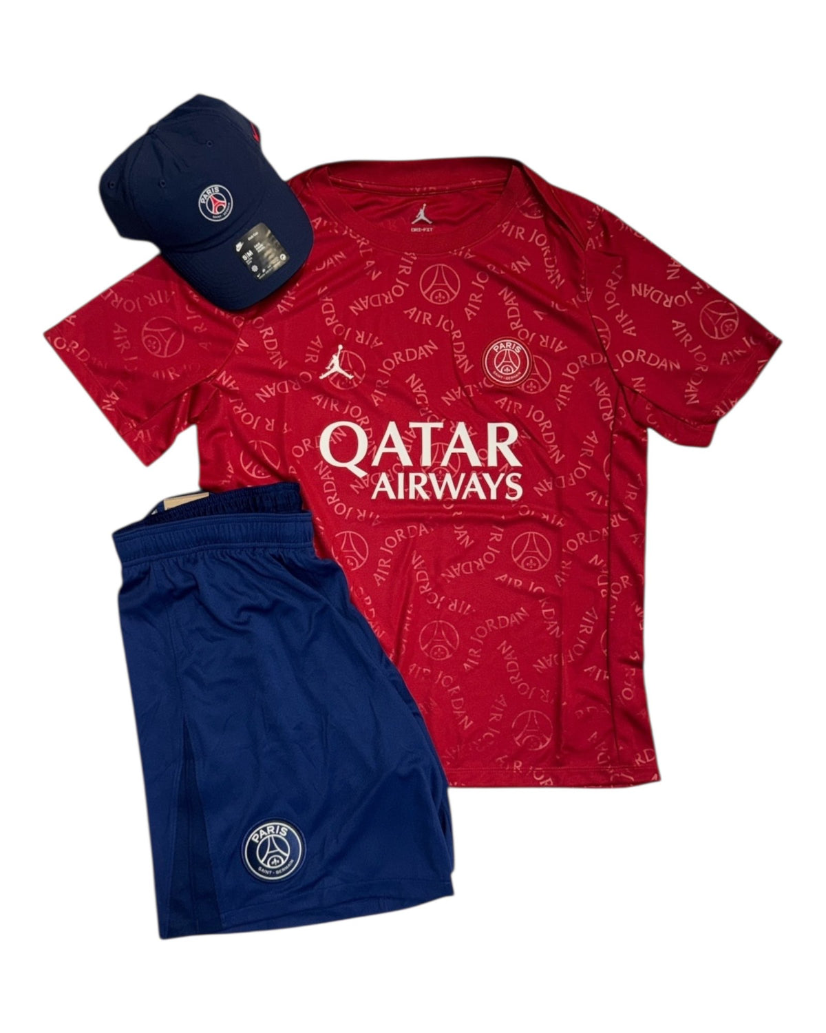 AIR JORDAN Completino X PSG Con Loghi Rosso