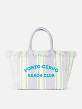 SAINT BARTH Borsa a Spalla Vanity Portocervo In Canvas Multicolor