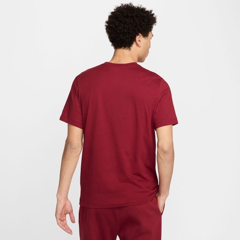 NIKE T-Shirt Swoosh Graffiti Bordeux