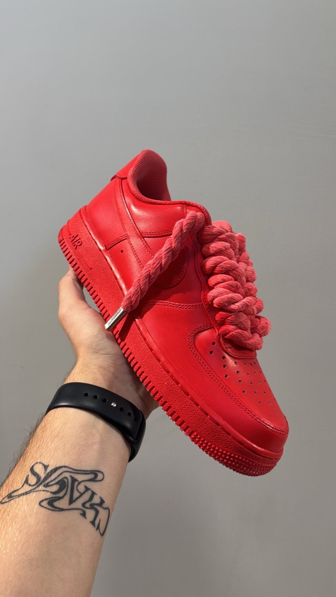 Air Force 1 rope edition fire red - Nike