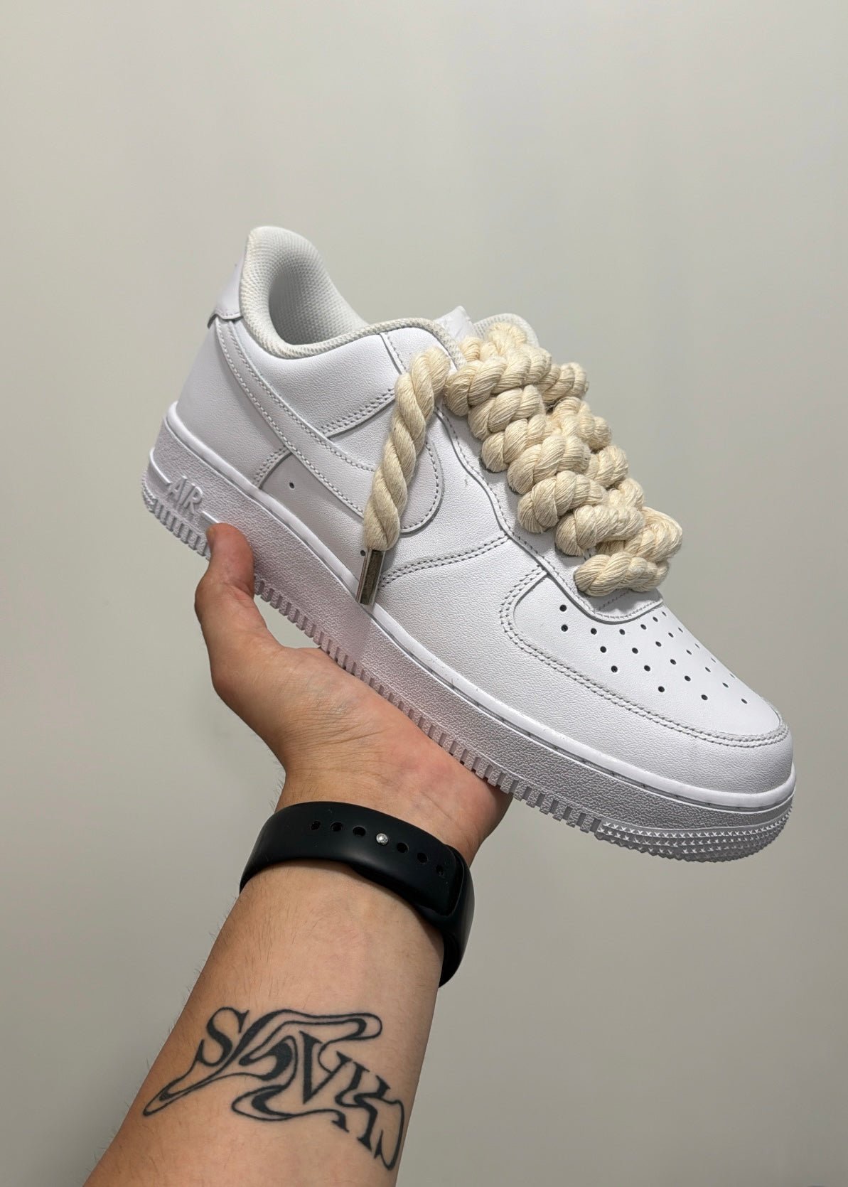 Air Force 1 rope laces Beige - Nike