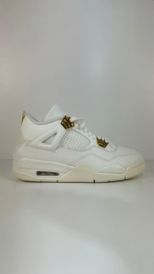 Jordan Air Jordan 4 Sneaker Unisex Oro Metallic