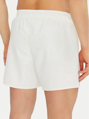 EMPORIO ARMANI Costume Uomo Logo Tono Su Tono Bianco