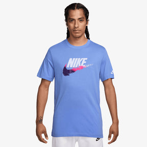 NIKE T-Shirt Logo Graffiti Bluetto