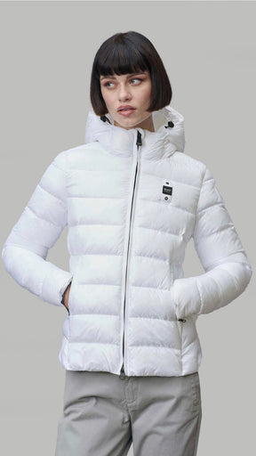 BLAUER Donna fasciato ovattato bianco - Blauer