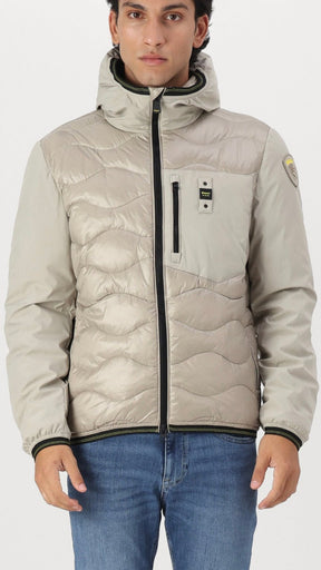 BLAUER Uomo ondulato beige manica liscia - Blauer