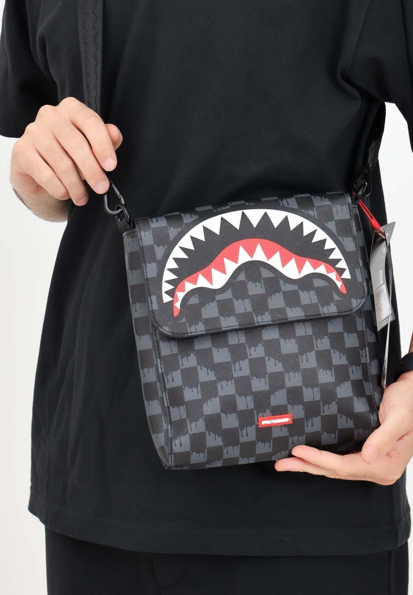 Borsa a Tracolla Sprayground Drip check shark - sprayground