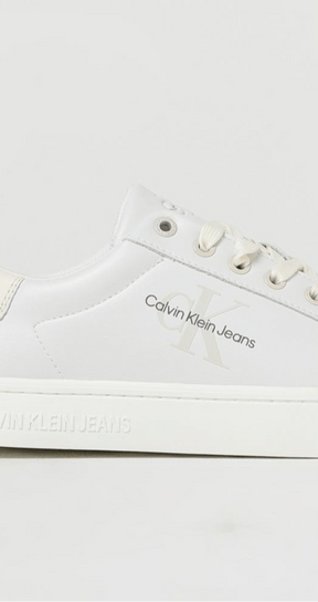 Calvin Klein white cream in pelle - Calvin Klein