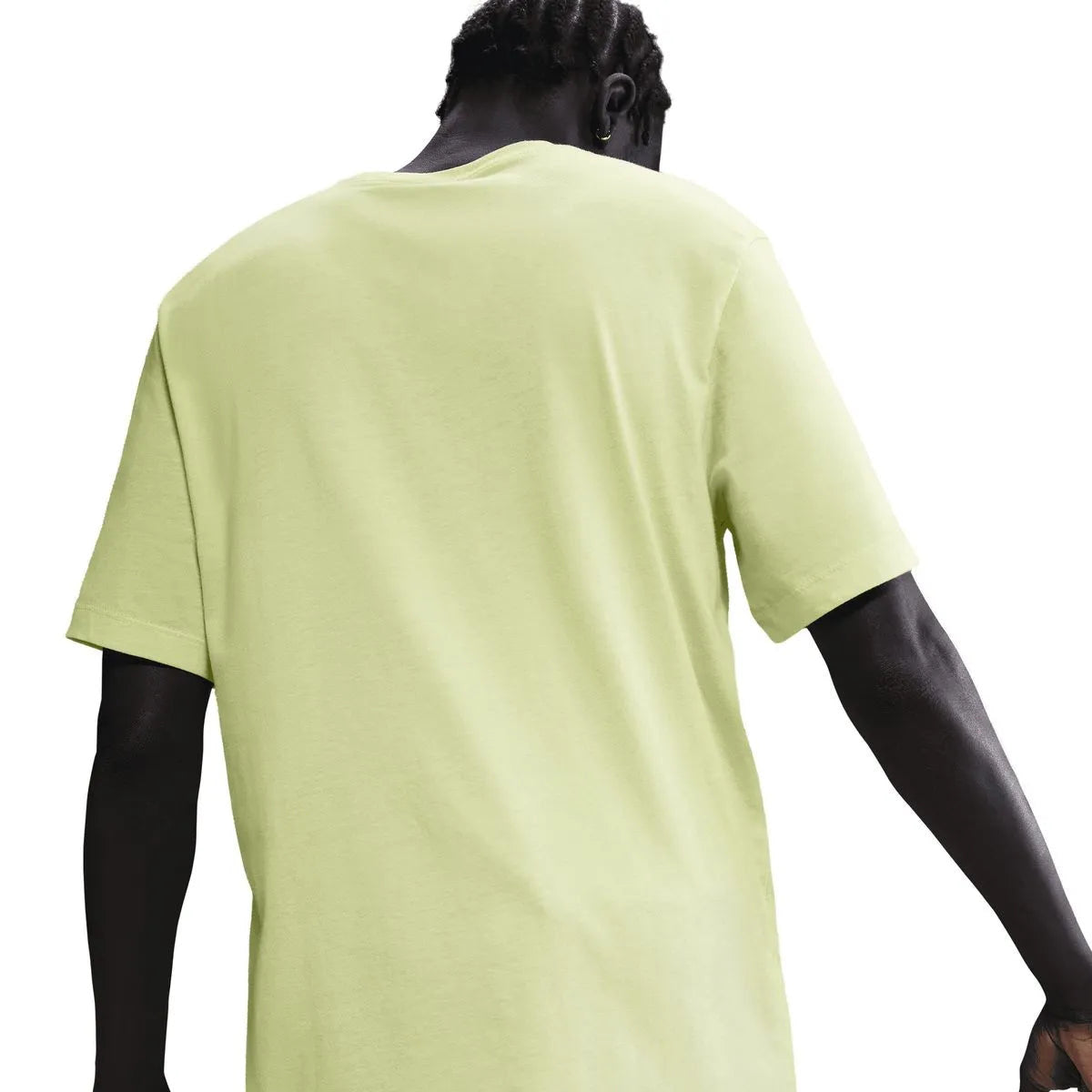 NIKE T-shirt Logo Grande In Cotone Lime