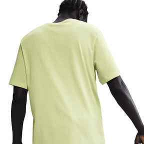 NIKE T-shirt Logo Grande In Cotone Lime